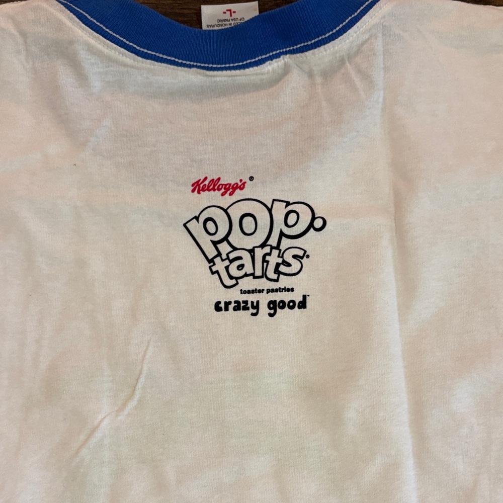Anvil White and Blue Pop tart tshirt - Picture 3 of 6
